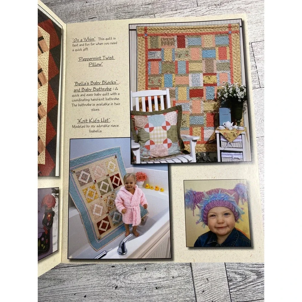 Gifts for All Reasons Heather Mulder Peterson 2005 Quilt Knit Craft Book 23 Proj